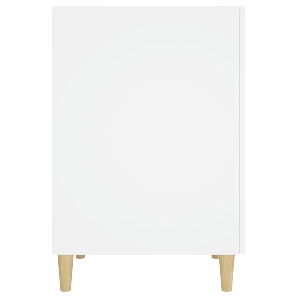 Vidaxl Desk, White, 140X50X75 Cm, Wood-based Material