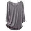 Spring and Summer Modal Loose Underlay Solid T Shirt Versatile Top