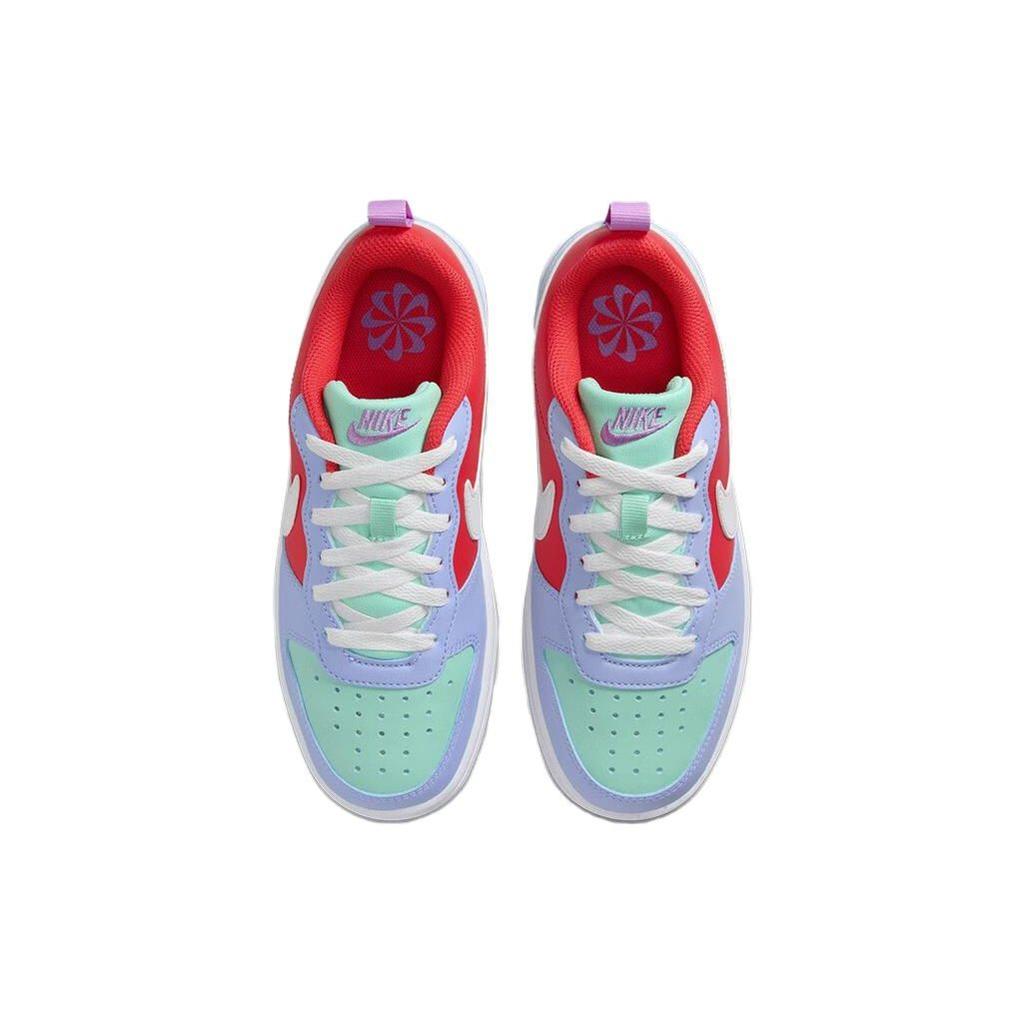 Nike Court Borough Low Recraft GS Cobalt Bliss Track Red Kids Sneakers Blue Emerald-Rise White DV5456-400