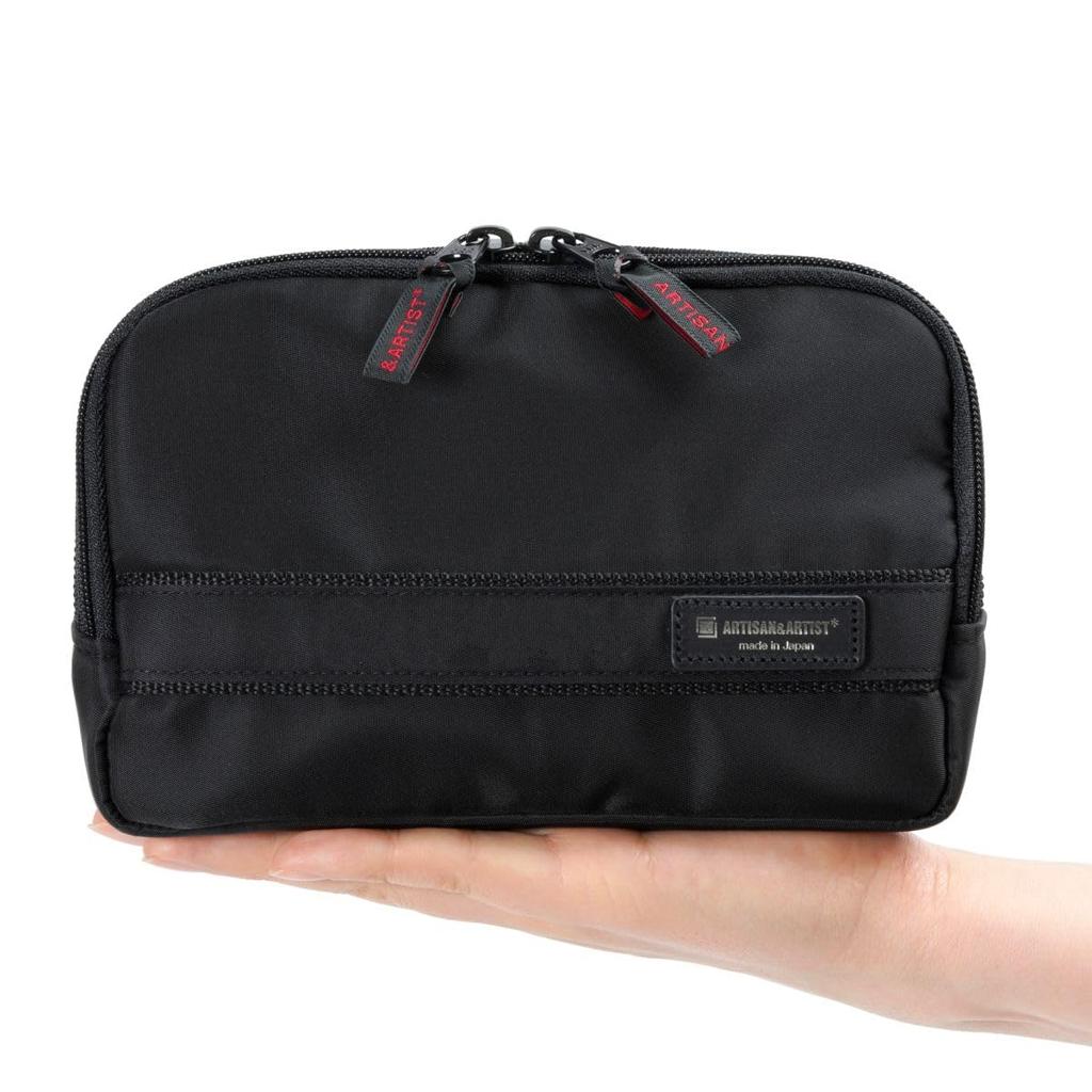 Artisan & Artist Brand Slope Shape Pouch, Simple & Basic, 4WP-BS110H