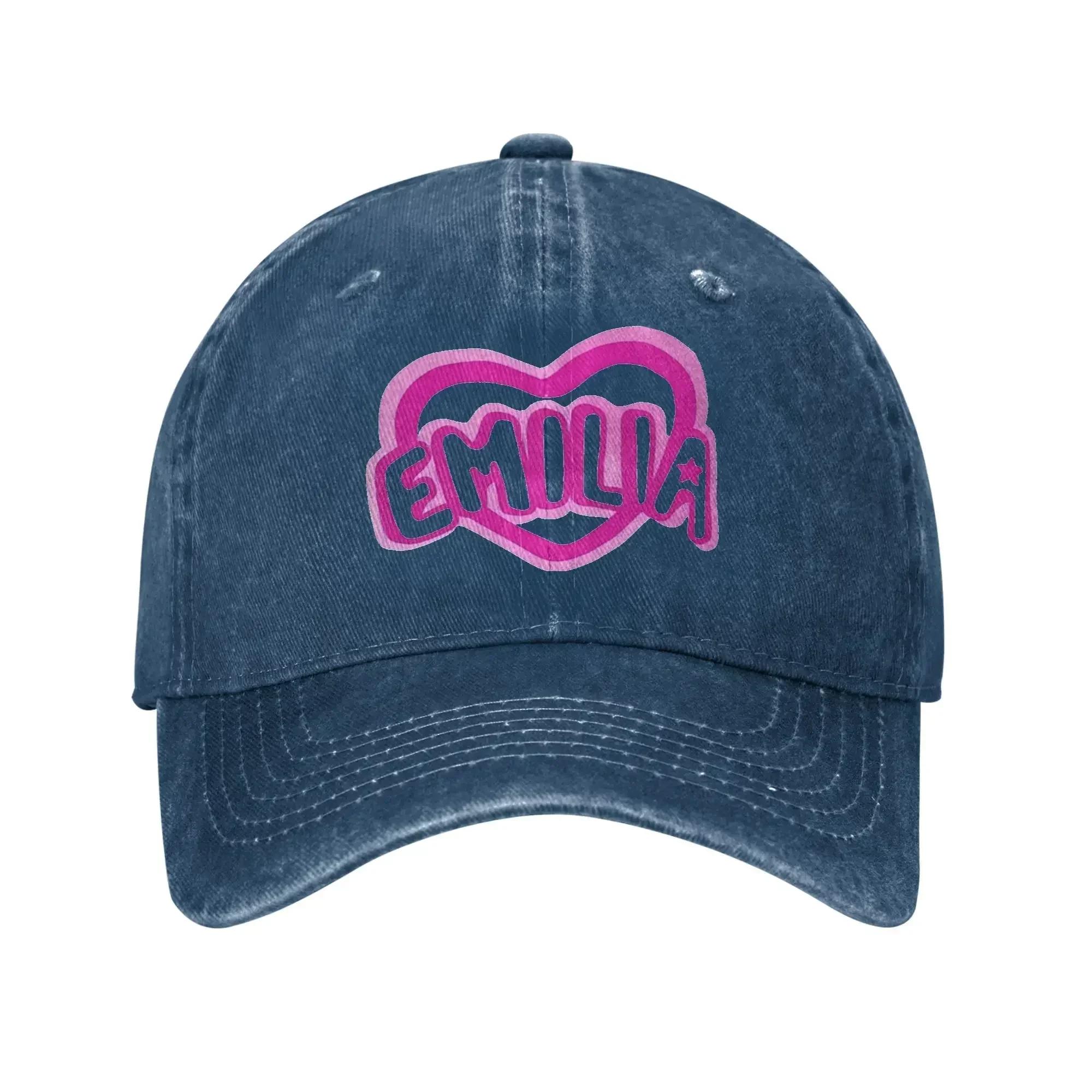 

Emilia Mernes Unisex Women Baseball Caps Distressed Cotton Hats Cap Retro Outdoor Running Golf Gift Headwear One Size