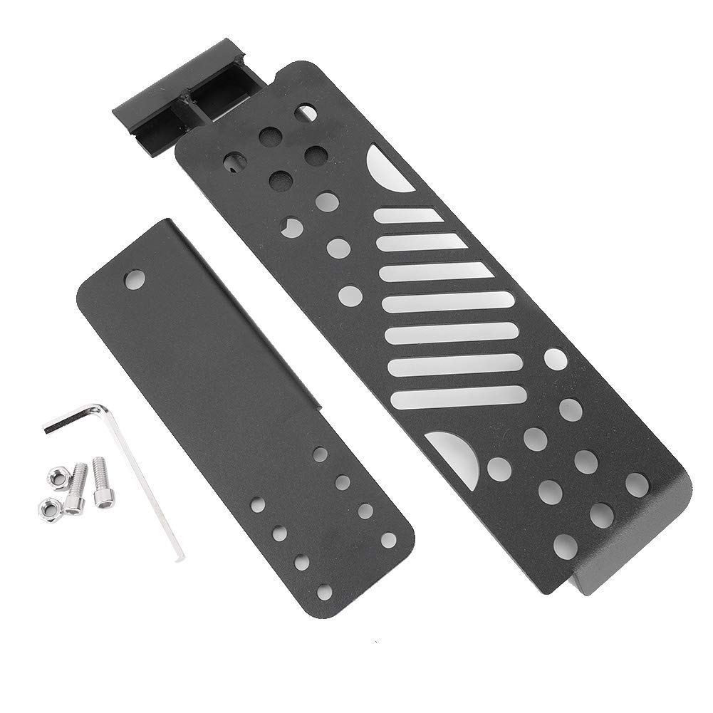 Qiilu Footrest Pedal Left Footrest Pedal Foot Rest Peg Panel for Wrangler JL Panel, 2018-2019