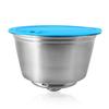 Refillable Coffee Capsules Stainless Steel Coffee Maker Pod Filters Cup 0.35oz Capacity for Dolce Gusto EDG466 EDG606