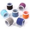 5m/roll Color 1.5mm Flat Faux Suede Braided Cord Korean Velvet Thread Leather Rope for DIY Bracelet Jewelry Making Accessories