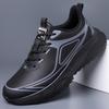 Outdoor Sports Hiking Shoes Men's Spring Black Casual Running Shoes Soft Sole Summer Breathable Travel Shoes