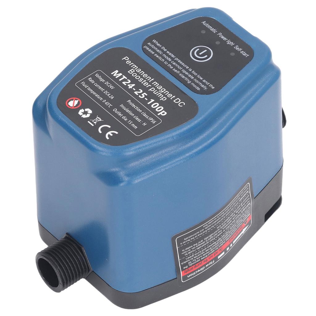 Wasserpumpen-Druckerhöher 100W 24V 25L IP56 Intelligente Sensorik Automatische Duschdruckerhöherpumpe 100-240V EU-Stecker