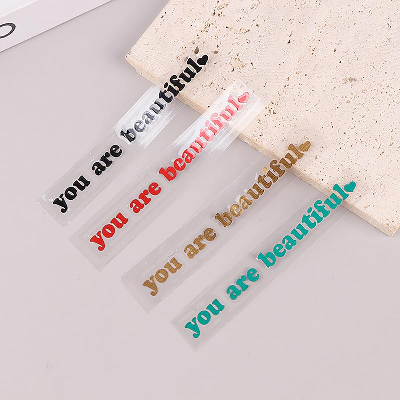 Car Stickers You Are Beautiful Interior Decoration Rear View Mirror Stickers Creative Sport Pvc Vinyl Decals