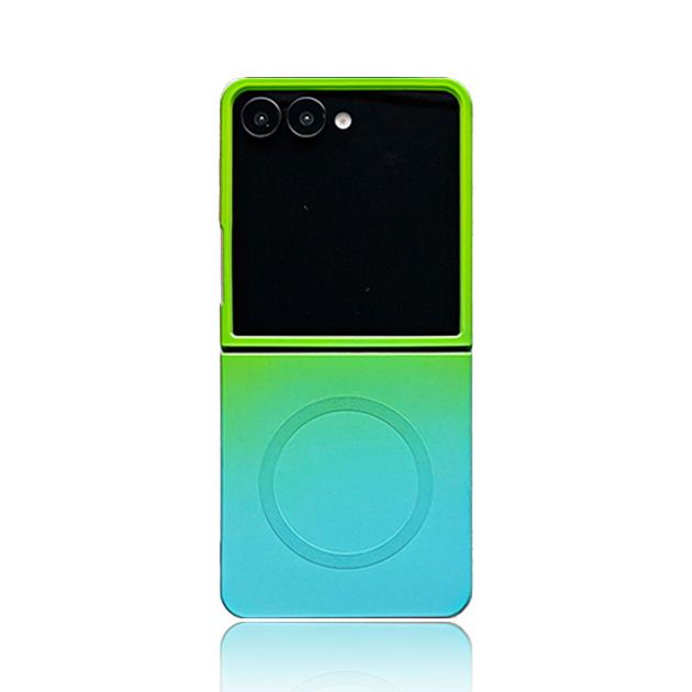 

Macaron Color Collision Magnetic Charging Phone Case For Samsung Galaxy Z Flip 7 6 5 4 3 Z Flip7 flip 7 FE Shockproof Soft Cover Galaxy Z Flip4