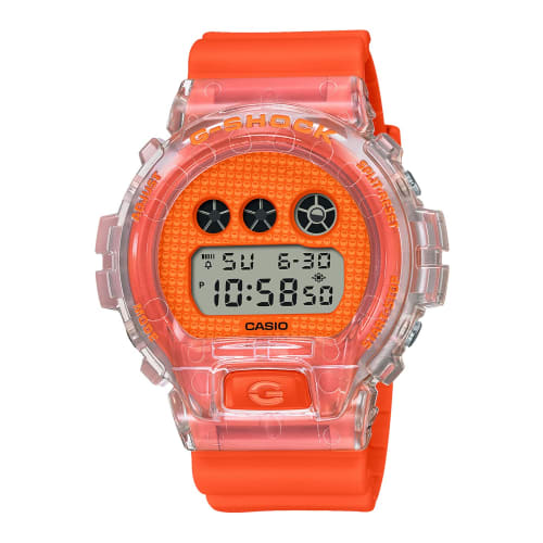 

Casio G-Shock Watch, Made in Japan, Lucky Drop Series, DW-6900GL-4JR, Men s, Orange