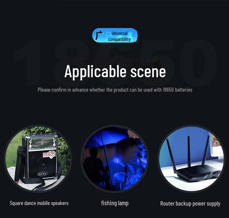 12V 18650 Rechargeable Lithium Battery Pack for Audio Instruments - High Capacity