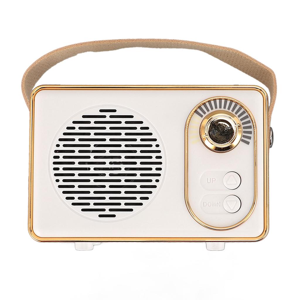 Portable Speaker Cute Old Fashion Wireless Stereo Sound 500mAh Retro Speaker for Desktop Bedroom