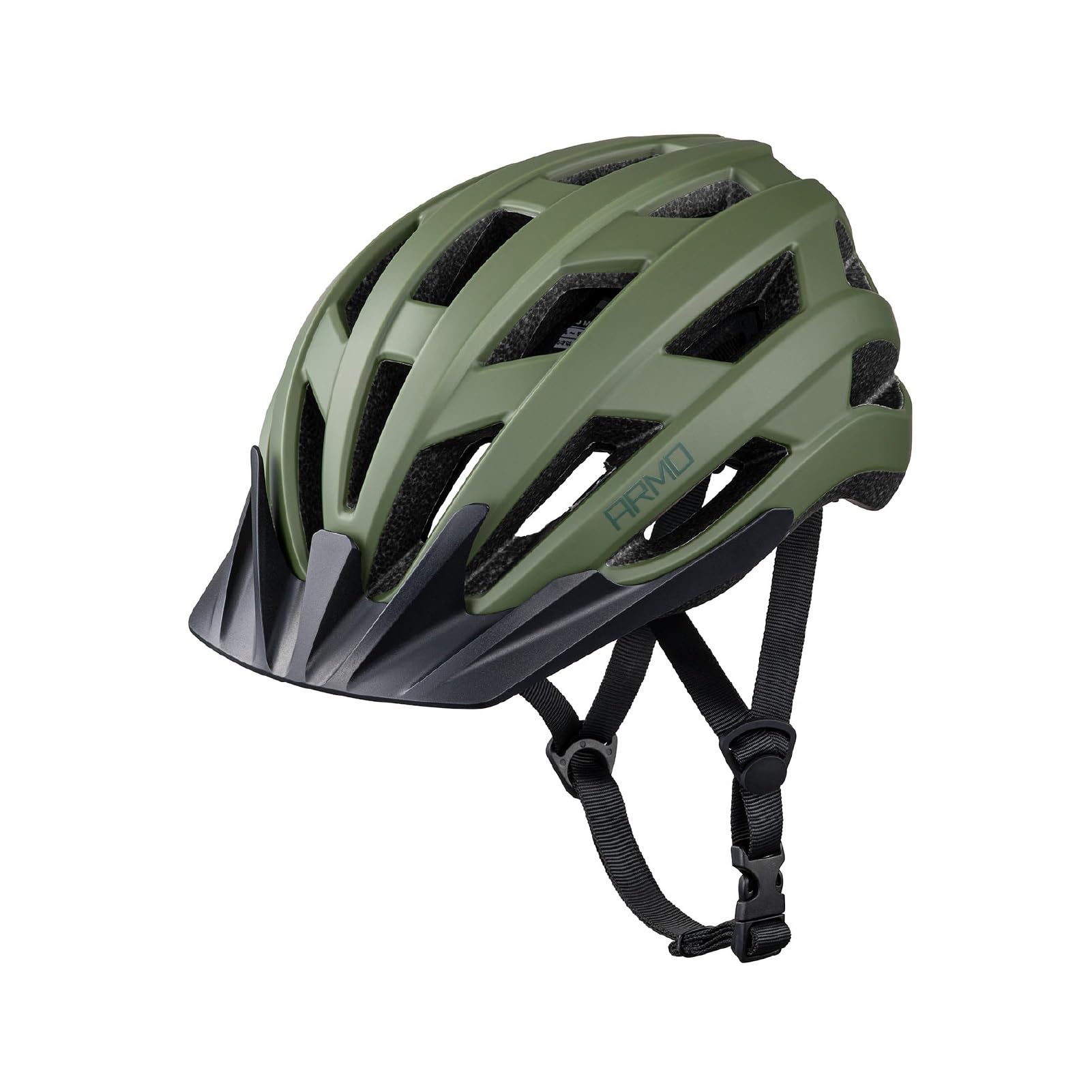 

Ides Helmet Almo M Bicycle Children Kids Lightweight Breathable Dial Type Reflective SG Standard Passed Khaki [Official] D-Bike (Matte Green)