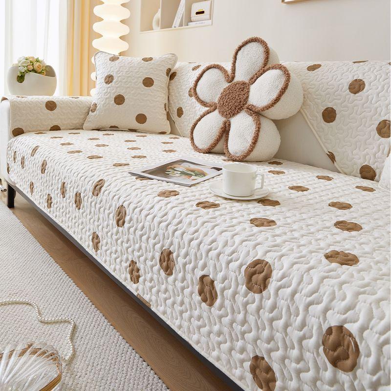 

Свежая хлопковая подушка для дивана в клетку в скандинавском стиле Instagram, всесезонная нейтральная нескользящая ткань, чехол из чистого хлопка, полотенце