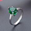 Lindon Classic 925 Sterling Silver Zircon Ring Ladies Jewelry Wedding Promise Party Gift