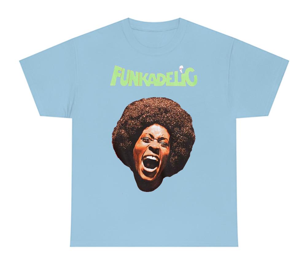 

George Clinton Funkadelic Unisex blue T-shirt Cotton tee S-5XL Unisex T-Shirt XXL