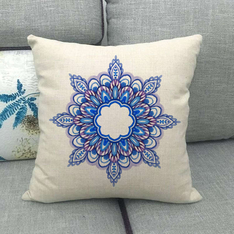 Pattern Geometric Pattern Series Digital Printing Short Plush Pillow Covers For Car Sofa Office Cushion Cover Home Goods