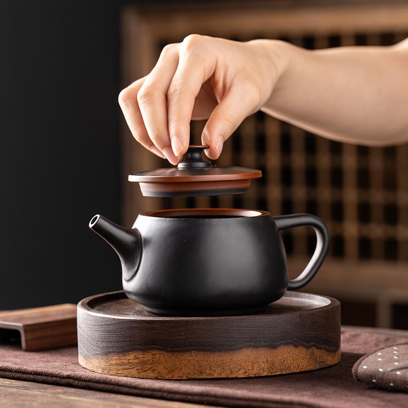 Jianshui Ton Violette Keramik Schnitzerei Teekanne Handbemalt Antik Relief Teekanne Haushaltsteekanne Kung Fu Teegeschirr Kessel
