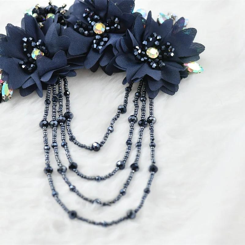 1 Pcs Fringe Rhinetones Brooch Pin Corsage Collection Perfect for Dancing Celebration Clothes Crafts