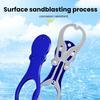 Aluminum Alloy Fish Gripper with Scale Mouth Lip Grabber with Weight Scale Fish Control Clamp Pliers Catcher Tong Fishing Accessories