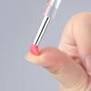 10PCS Transparent Silicone Nail Art Brush Reusable Soft Silicone Applicator Sticks Portable Universal Nail Glitter Applicator