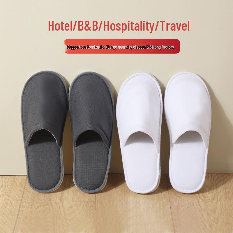 Thickened Anti-slip Disposable Hotel and Home Guest Slippers