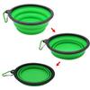 Outdoor Dog Bowl Portable Pet Folding Bowl Slow Food Bowl Silicone Hanging Dog Basin Cat Bowl Water Cup Pet Water Basin
