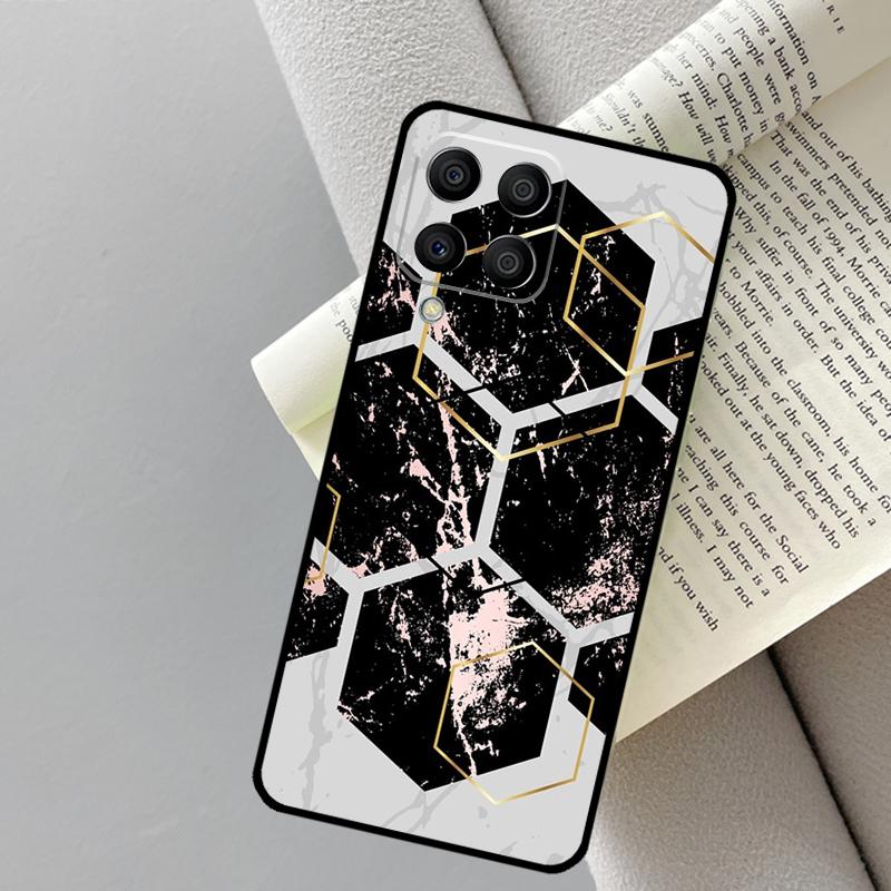 Marble Geometric Art For Samsung Galaxy M35 M21 M16 M06 M33 M13 M53 M11 M31 M55 M15 M14 M34 M54 M12 M32 M52 Case
