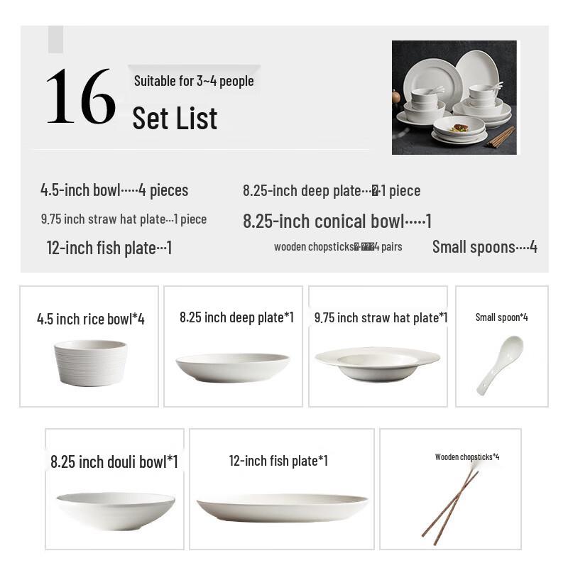 Taozhi Modern Ceramic Tableware Set