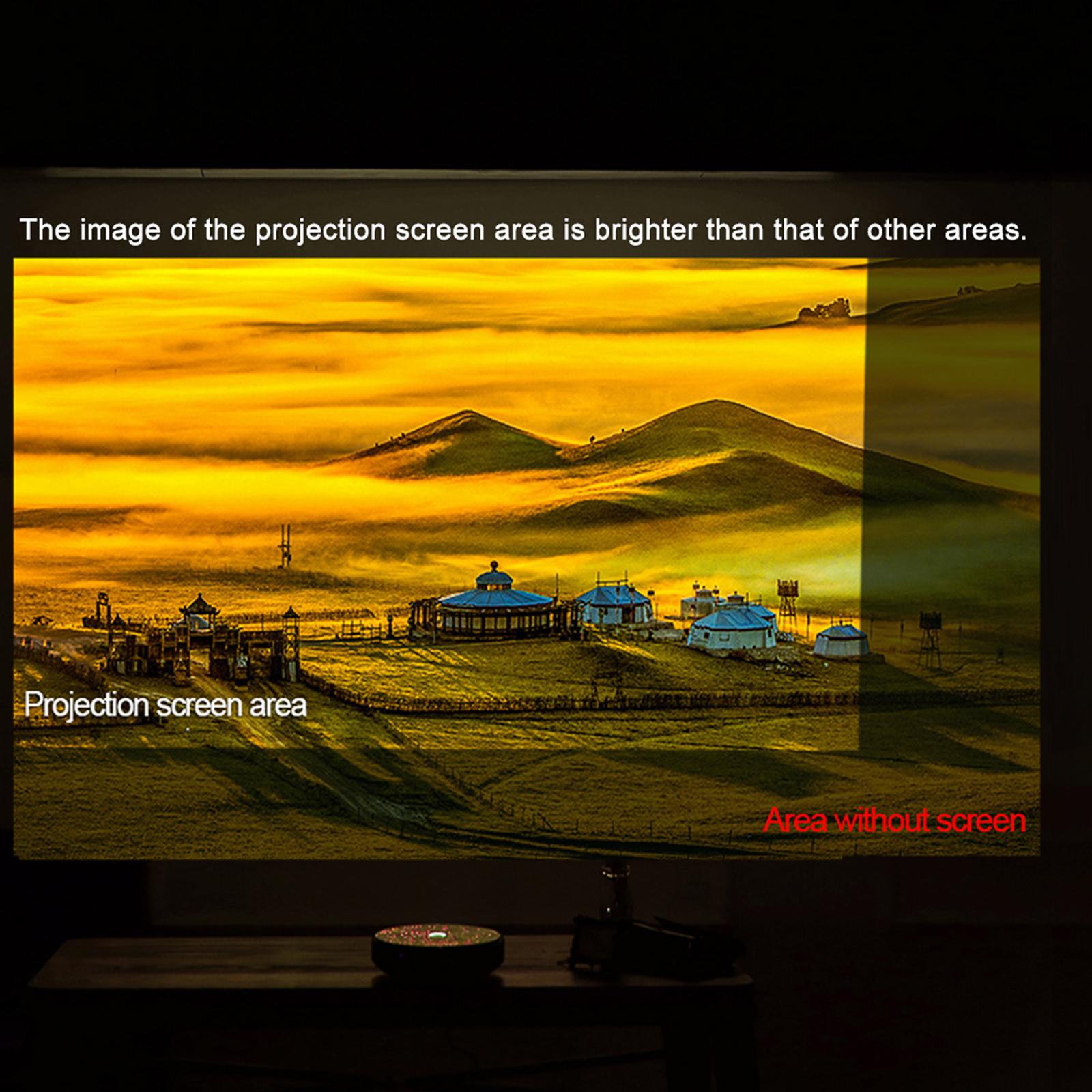 

80-дюймовый Портативный Проекционный Экран HD 16:9 Безрамный экран для видеопроекции Складной Настенный для домашнего кинотеатра 60-inch