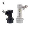 Mini-Fass Ball Lock Zapfhahn Spender Inklusive 50cm Silikonschlauch 304 Edelstahl Spender Homebrew Spear