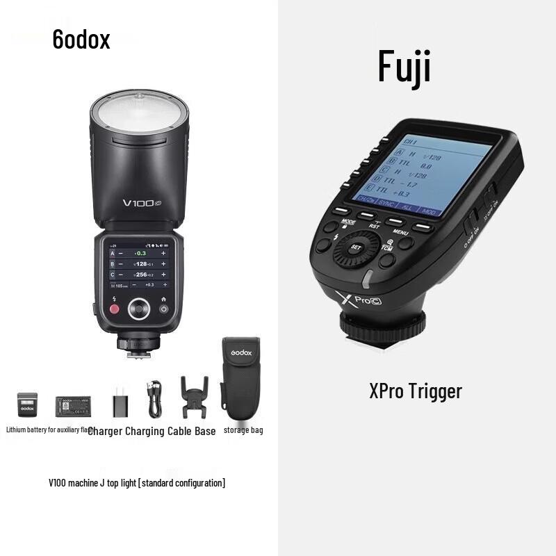 Godox V100 Hot-Shoe Flash Kit for Fujifilm