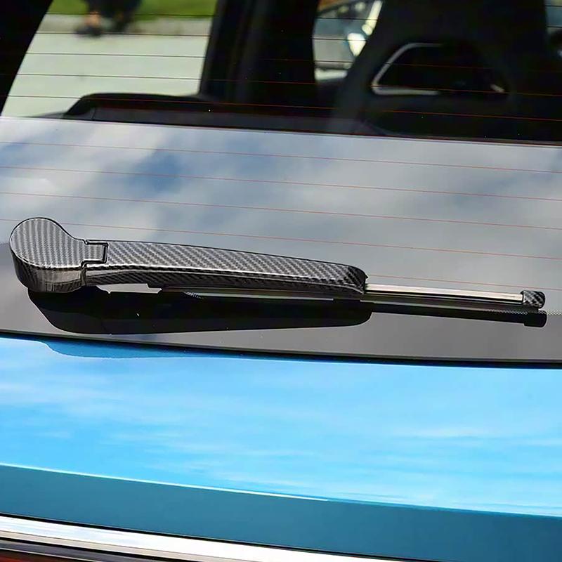 Car Styling Rear Wiper Cover Trim Strips For BYD Yuan PLUS Carbon Fiber Color Exterior Accessories