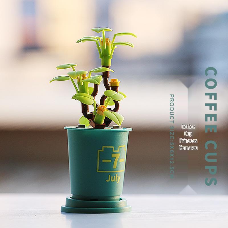 Diku Blocks Educational Succulent Plant Assembly Toy for Children