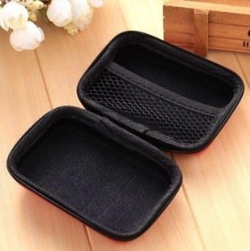 1 Pcs Earphone Wire Box Rectangle Data Line Cables Storage Box Case Container Organizer Coin Purse Box