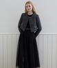 ZEROSTREET [5 Colors] Long Flare Tulle Skirt