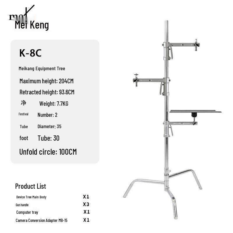 Meking K-8 Multi-functional Camera Stand for DIY Studio Overhead & Flat Shots