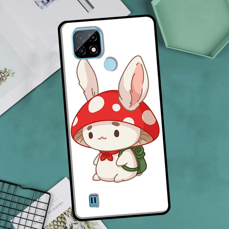 Carcasă de protecție pentru OnePlus 10 9 Pro 8T 9R 10R Nord2, cu urechi de iepure, pentru Realme 8 Pro 9 GT Neo 3 2 Master 8i 9i