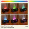 Simulated Fireplace Humidifier, Simulated 3D Flame Aroma Diffuser, with Timed Remote Control of Light Aroma Diffuser