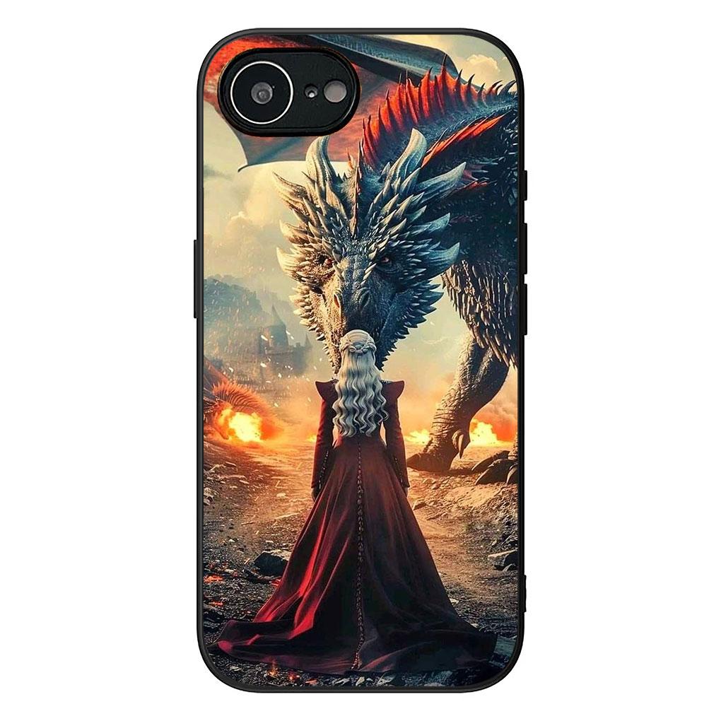 Poster Dragon Mother Thrones Phone Cover for Motorola Moto G86 G14 G35 G34 G45 G55 G64 G75 G85 G24 G15 G54 G57 Power Soft Case