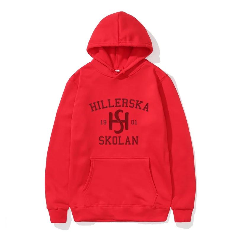 Young Royals Hillerska Skolan Sudadera con capucha Hillerska Skolan Sudadera con capucha unisex Sudaderas con capucha gráficas J
