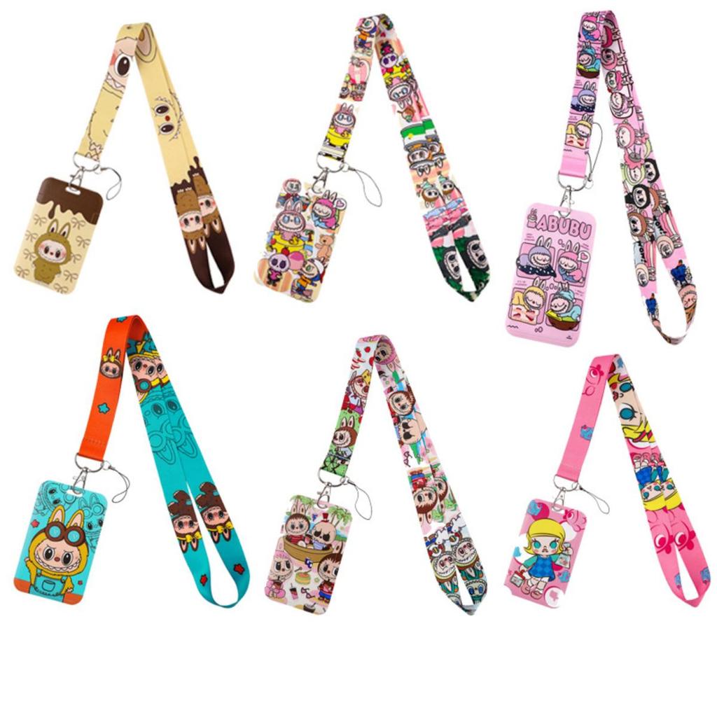 Neue Ausweishalter Kartenfach Verstellbares Nackenband für Ausweise, Büro, Schule - Weiches Stoff-Lanyard für Krankenschwestern, Lehrer, Kinder