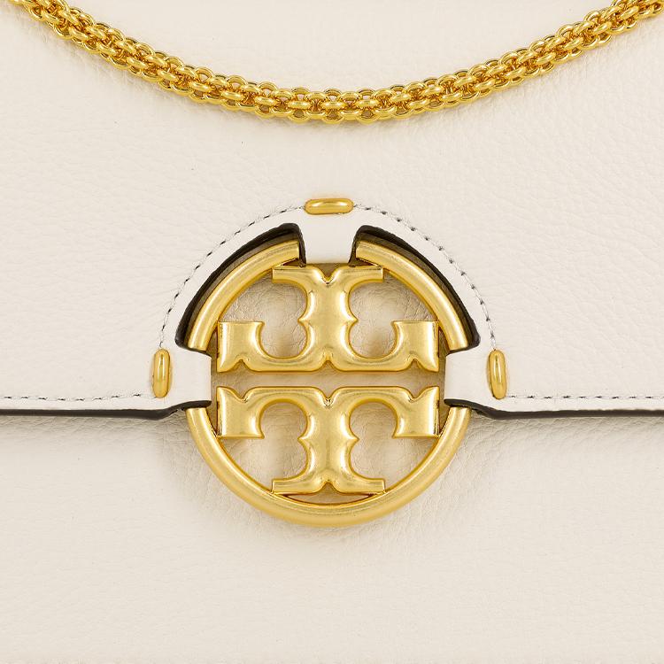 Tory Burch Tb Miller Spring Summer Hand-Stitched Flap Crossbody Shoulder Bag Women Bags Beige 88209-104