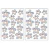 2 Sheets Rainbow Window Clings to Prevent Bird Strikes Decorative Prism Static Decals Butterfly Flower Heart Star Moon Shape Anti-Collision Stickers