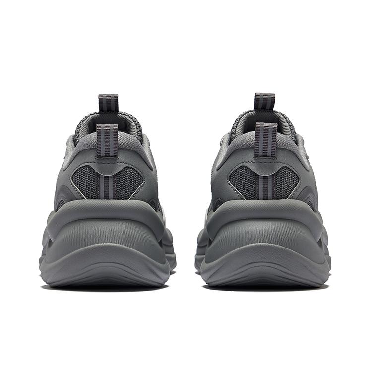 Erke Wind Spin Retro Versatile Low-Top Casual Shoes Men sneakers Steel-Gray 51125202462-103