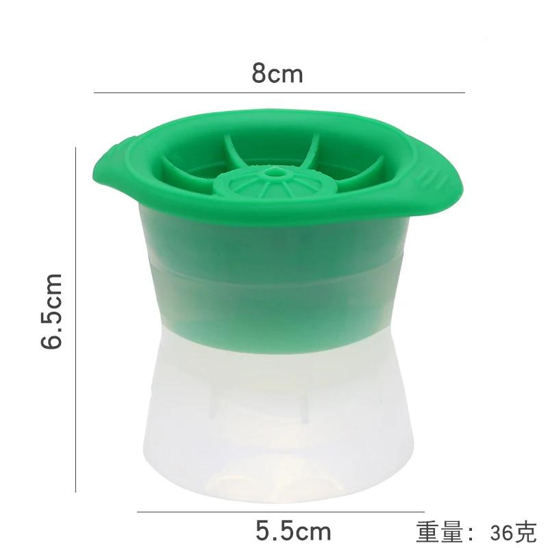Whiskey Round Ice Cube Maker Silicone Ball Shape Spherical Ice Cube Mould Machine Quick Freezer Ice Mold Tray Kitchen Tools