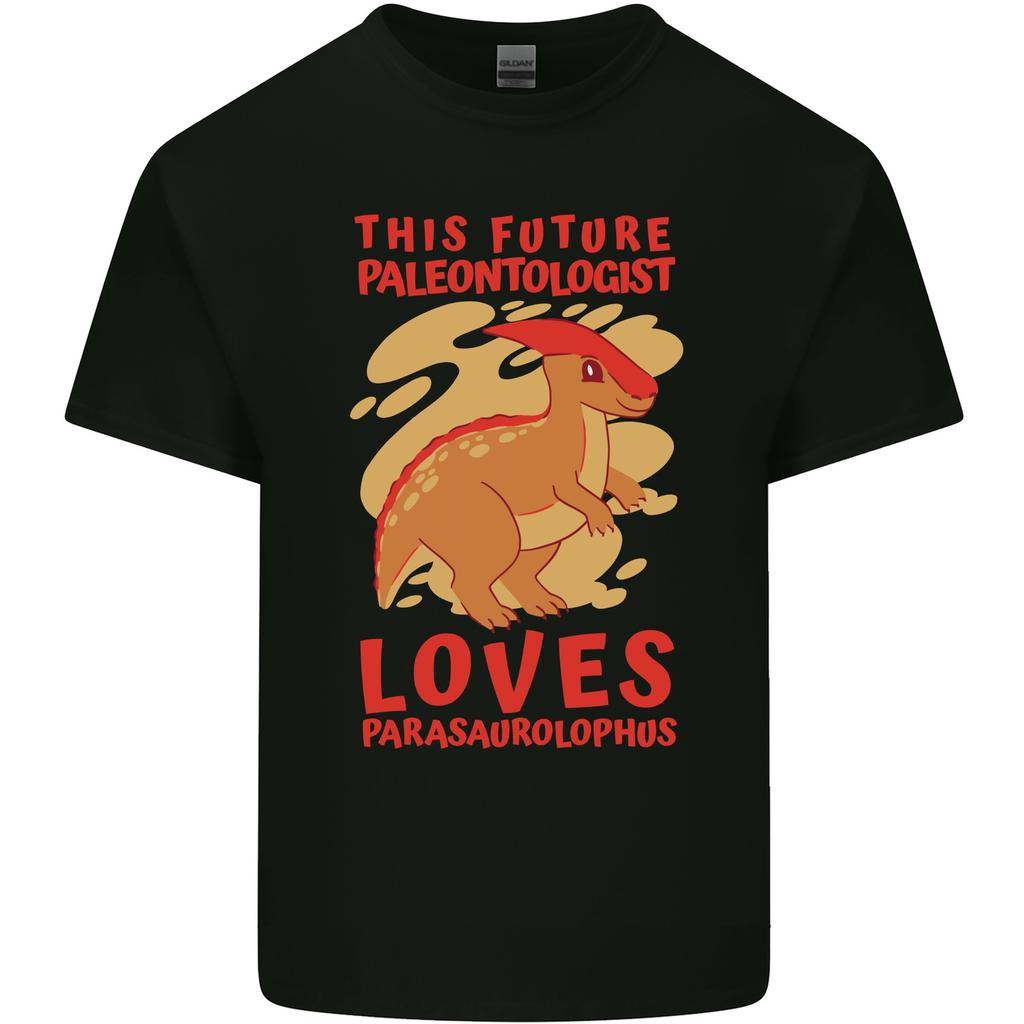 Dinosaur Palaeontologist Loves Parasaurolophus Unisexs Light Cotton TShirt