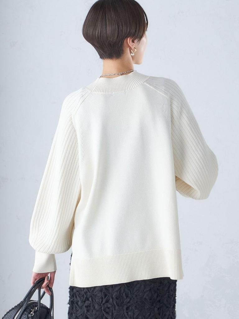 Ships for Women Knitted Mercerized Knit One Pullover, Handwashable, Cotton, Fabric, Size, 316010800, Off-White