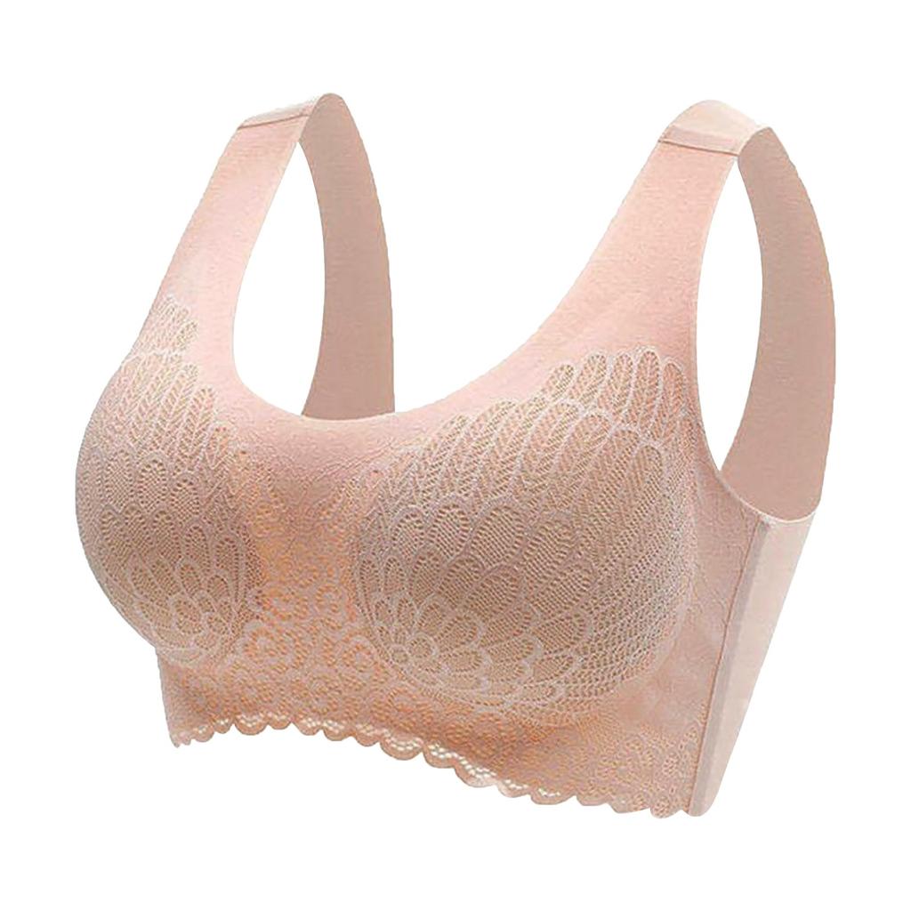 Seamless Wireless Bra for Women Breathable Comfortable Lightweight Soft Fabric Full Coverage Support 3PC Set Multipack
