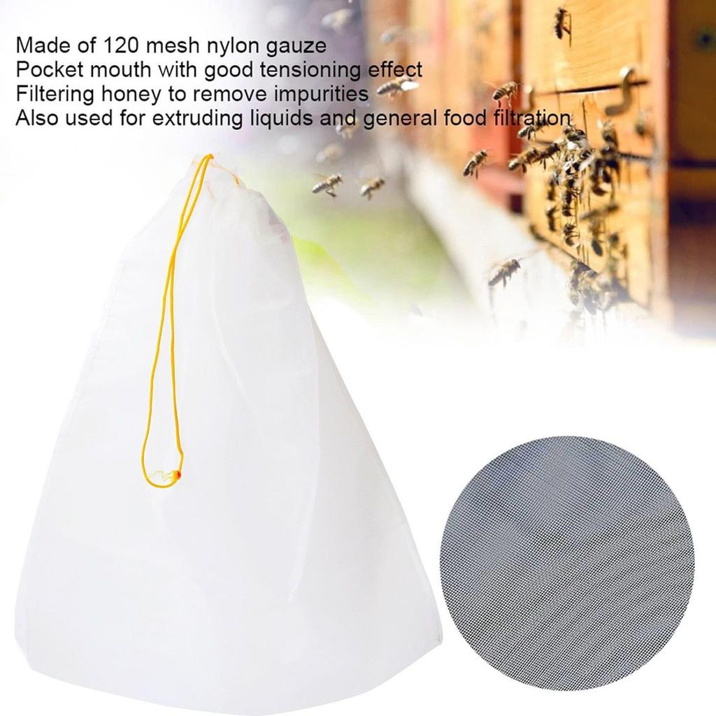 Red Wine and Honey Fine Mesh Filter Bag, 120 Mesh