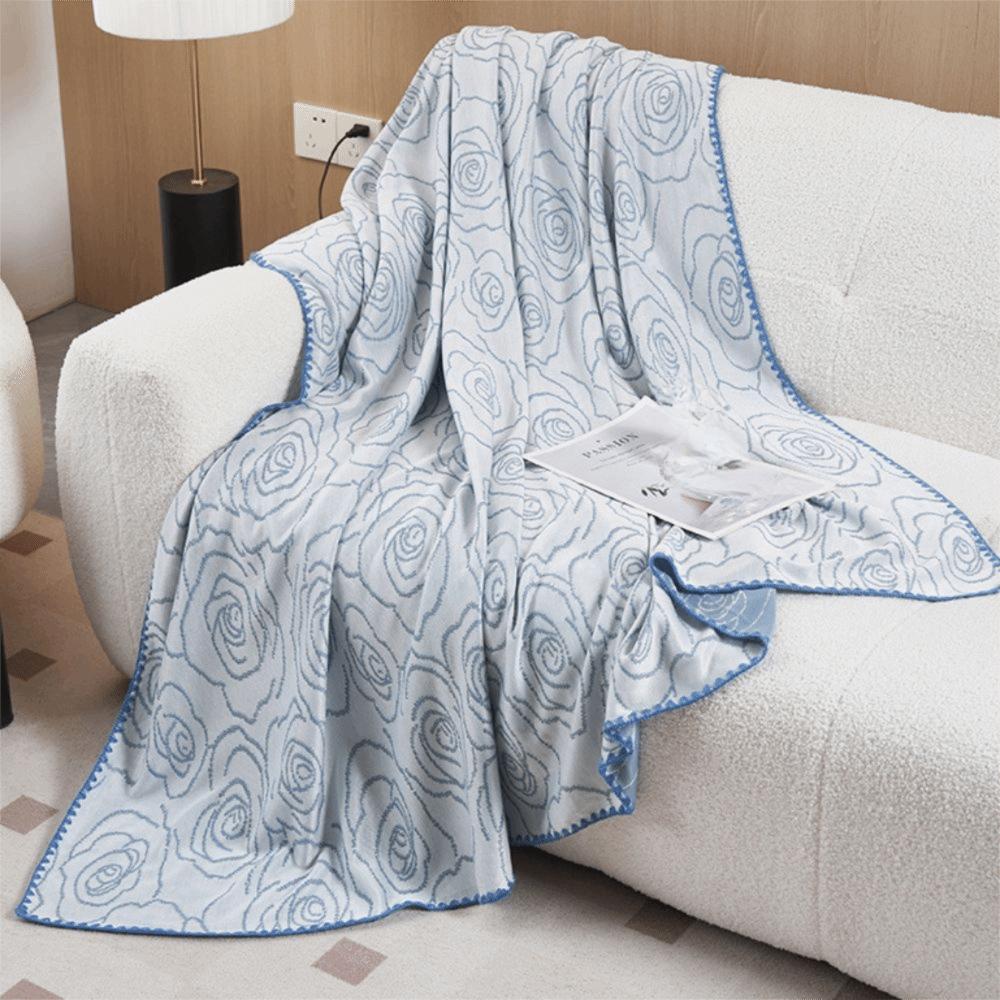 Thin Air-conditioned Comforter Breathable Summer Quilt Multi-functional Nap Blanket  Children